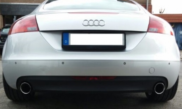 Edelstahl Sportauspuff für Audi TT (Duplex)