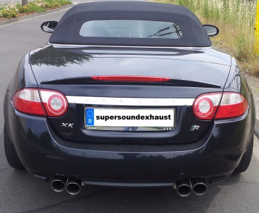 Edelstahl Sportauspuff für Jaguar XK / XKR (seit 2006)