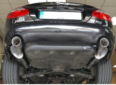 Edelstahl Sportauspuff für Jaguar XK8 / XKR (1996-2005)