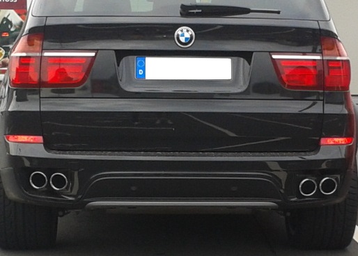  Doppel-Endrohre für BMW X5 E70