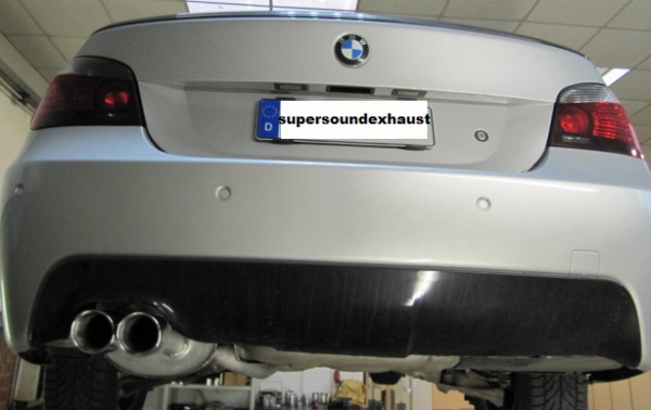 Edelstahl Sportauspuff für BMW E60 / E61 (einseitig)