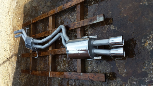 Edelstahl Sportauspuff für CL W140