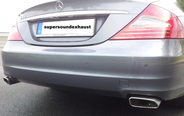 Edelstahl Sportauspuff für CLS W218