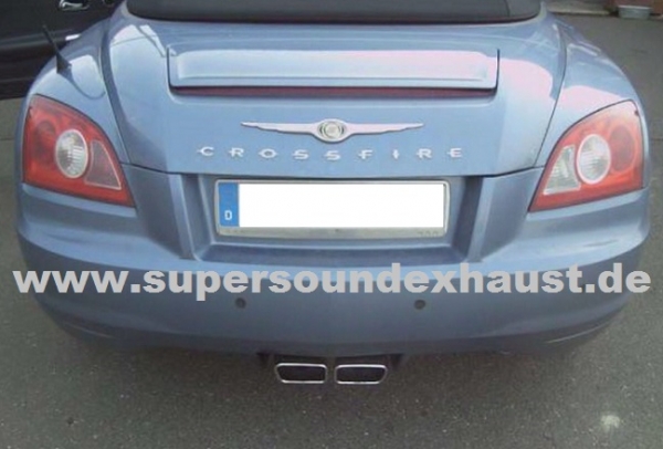 Edelstahl Sportauspuff für Chrysler Crossfire