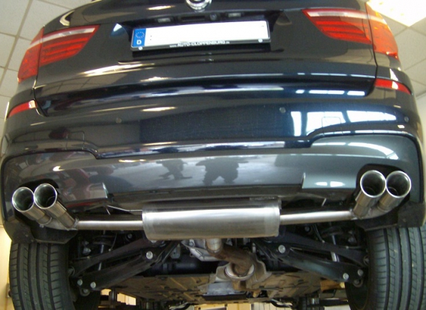 Edelstahl Sportauspuff für BMW X1 (Duplex)
